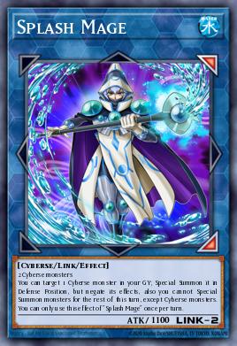 Splash Mage Yu-Gi-Oh card
