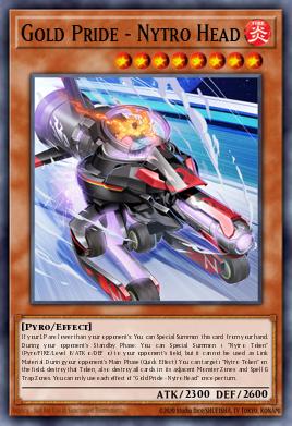 Gold Pride - Nytro Head Yu-Gi-Oh card