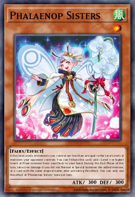 Phalaenop Sisters Yu-Gi-Oh card