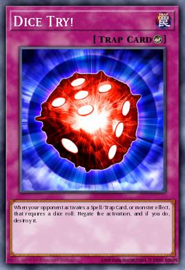 Dice Try! Yu-Gi-Oh card