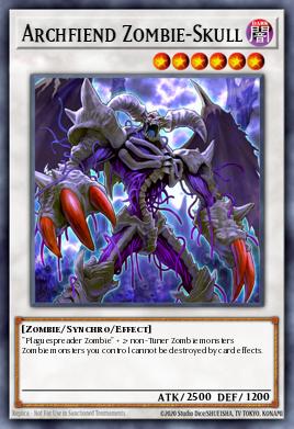 Archfiend Zombie-Skull Yu-Gi-Oh card
