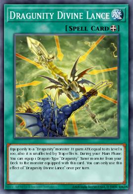 Dragunity Divine Lance Yu-Gi-Oh card