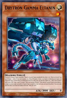 Drytron Gamma Eltanin Yu-Gi-Oh card