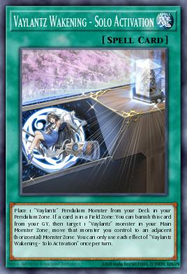 Vaylantz Wakening - Solo Activation Yu-Gi-Oh card