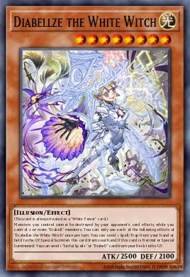 Diabellze the White Witch Yu-Gi-Oh card