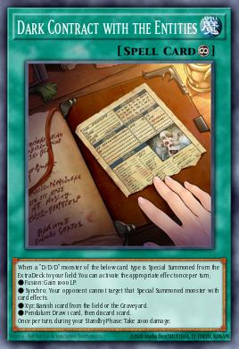 Dark Contract with the Entities Yu-Gi-Oh card