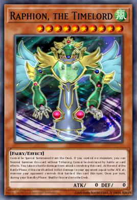 Raphion, the Timelord Yu-Gi-Oh card