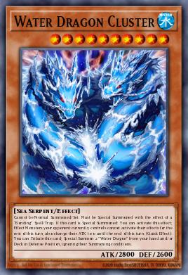 Water Dragon Cluster Yu-Gi-Oh card