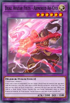 Dual Avatar Fists - Armored Ah-Gyo Yu-Gi-Oh card