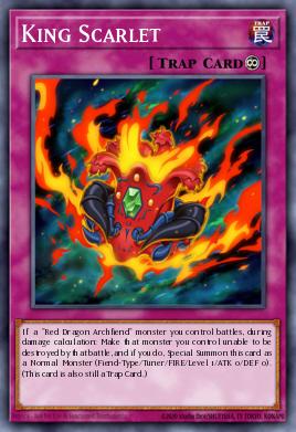 King Scarlet Yu-Gi-Oh card