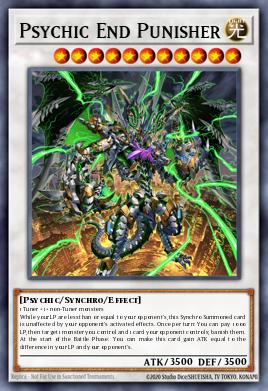 Psychic End Punisher Yu-Gi-Oh card