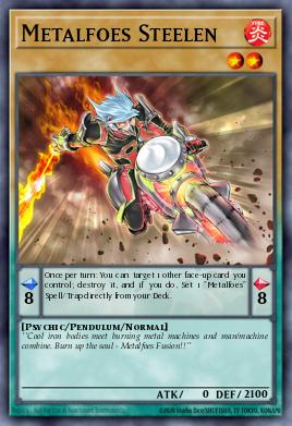 Metalfoes Steelen Yu-Gi-Oh card