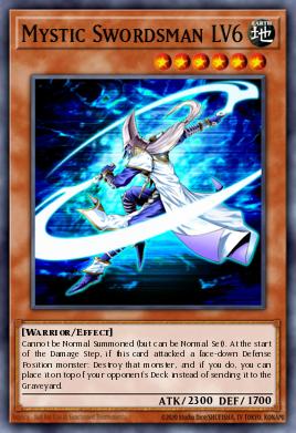 Mystic Swordsman LV6 Yu-Gi-Oh card