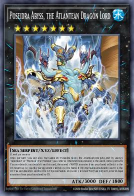 Poseidra Abyss, the Atlantean Dragon Lord Yu-Gi-Oh card