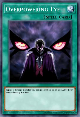 Overpowering Eye Yu-Gi-Oh card