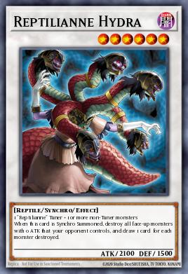 Reptilianne Hydra Yu-Gi-Oh card