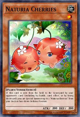 Naturia Cherries Yu-Gi-Oh card