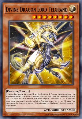 Divine Dragon Lord Felgrand Yu-Gi-Oh card
