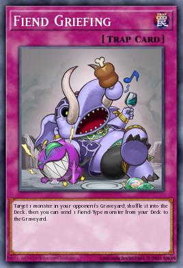 Fiend Griefing Yu-Gi-Oh card