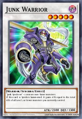 Junk Warrior Yu-Gi-Oh card