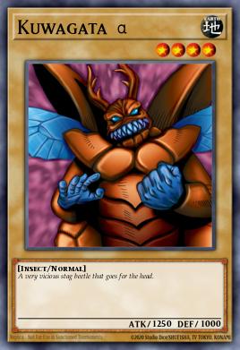 Kuwagata α Yu-Gi-Oh card