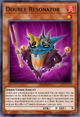 Double Resonator Yu-Gi-Oh card
