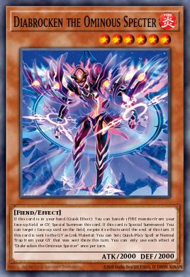 Diabrocken the Ominous Specter Yu-Gi-Oh card
