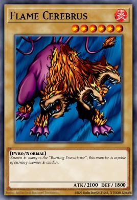 Flame Cerebrus Yu-Gi-Oh card