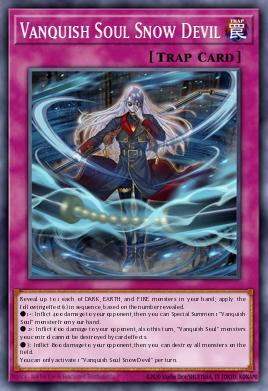 Vanquish Soul Snow Devil Yu-Gi-Oh card