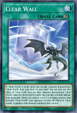 Clear Wall Yu-Gi-Oh card