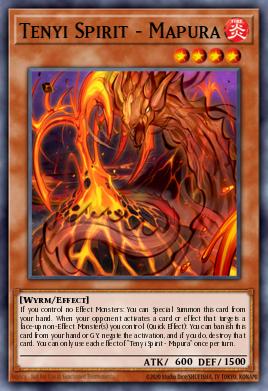 Tenyi Spirit - Mapura Yu-Gi-Oh card