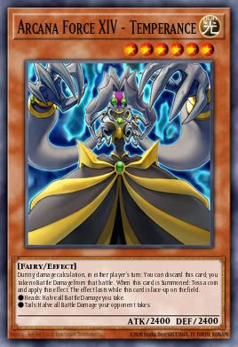 Arcana Force XIV - Temperance Yu-Gi-Oh card