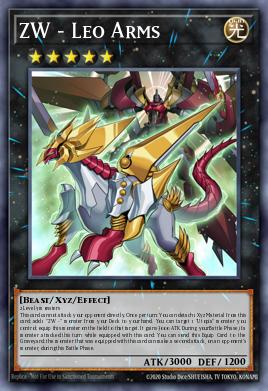 ZW - Leo Arms Yu-Gi-Oh card