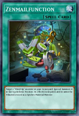 Zenmailfunction Yu-Gi-Oh card