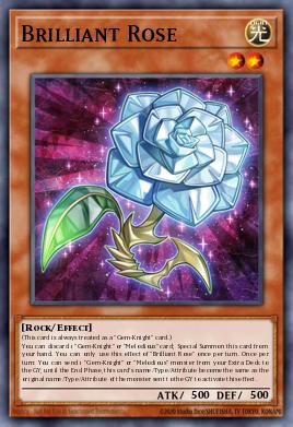 Brilliant Rose Yu-Gi-Oh card