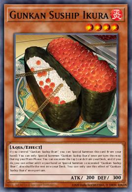 Gunkan Suship Ikura Yu-Gi-Oh card