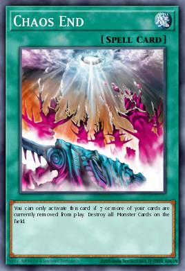 Chaos End Yu-Gi-Oh card
