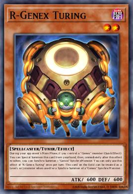 R-Genex Turing Yu-Gi-Oh card