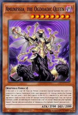 Amunessia, the Ogdoadic Queen Yu-Gi-Oh card