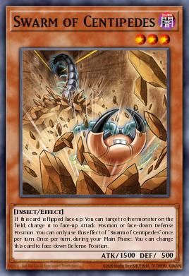 Swarm of Centipedes Yu-Gi-Oh card