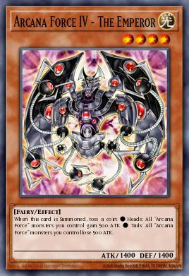 Arcana Force IV - The Emperor Yu-Gi-Oh card