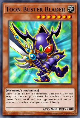 Toon Buster Blader Yu-Gi-Oh card