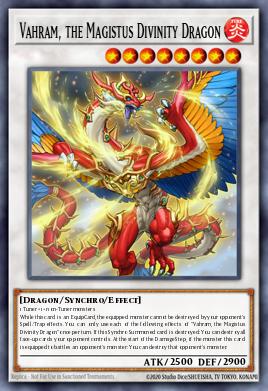 Vahram, the Magistus Divinity Dragon Yu-Gi-Oh card