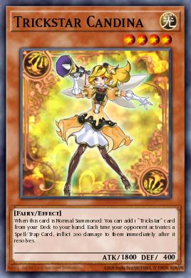 Trickstar Candina Yu-Gi-Oh card
