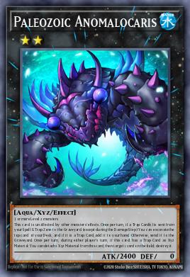 Paleozoic Anomalocaris Yu-Gi-Oh card