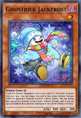 Ghostrick Jackfrost Yu-Gi-Oh card