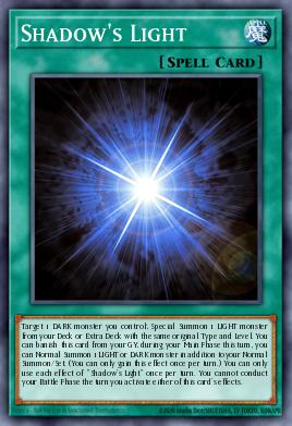 Shadow's Light Yu-Gi-Oh card