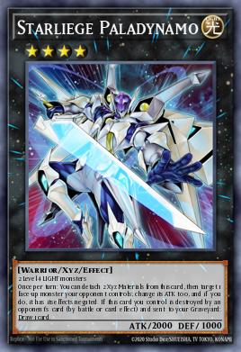 Starliege Paladynamo Yu-Gi-Oh card