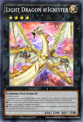 Light Dragon @Ignister Yu-Gi-Oh card