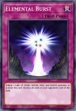 Elemental Burst Yu-Gi-Oh card